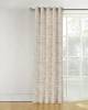 textured design readymade window curtain available in grey color